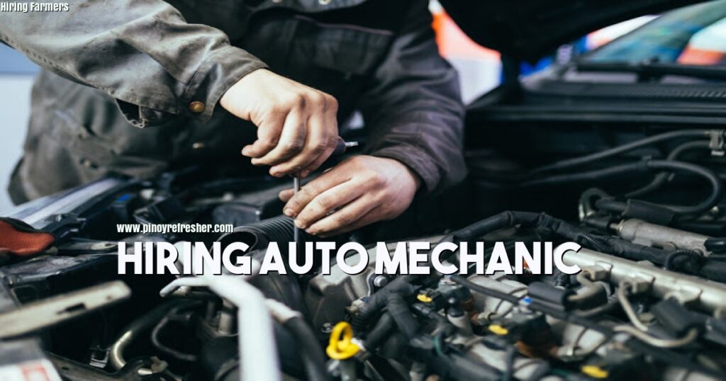 Japan Hiring Auto Mechanic High School