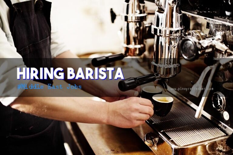 A System Int'l Hiring Barista for Ratio Specialty Company