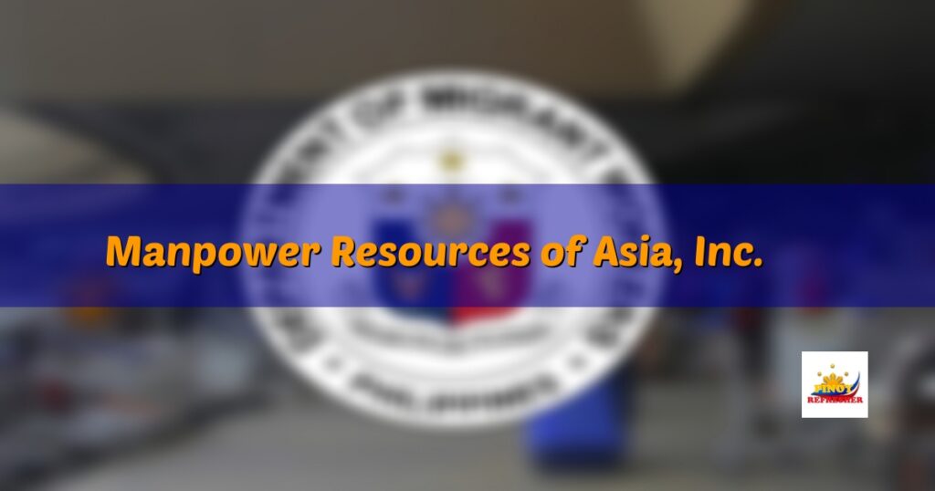 Manpower Resources of Asia, Inc. - Pinoy Refresher 2016