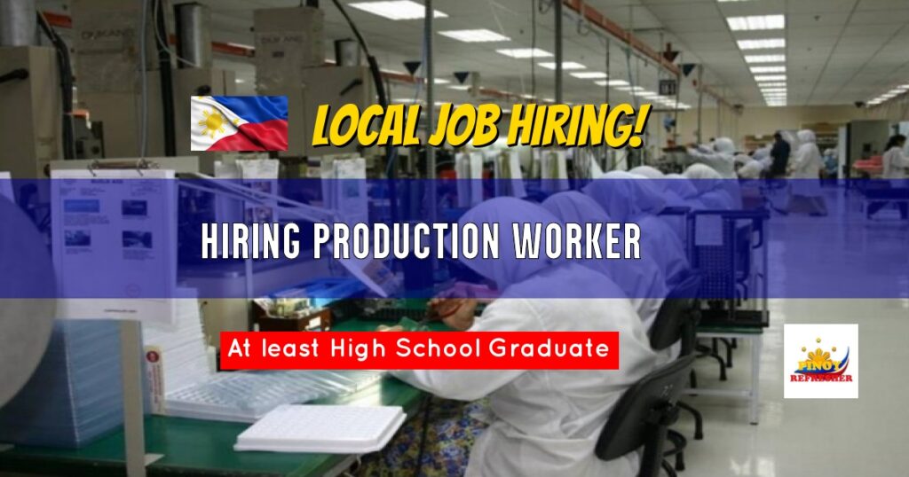 Local Job Hiring Production Worker for Caravan Industries Inc. (McJim
