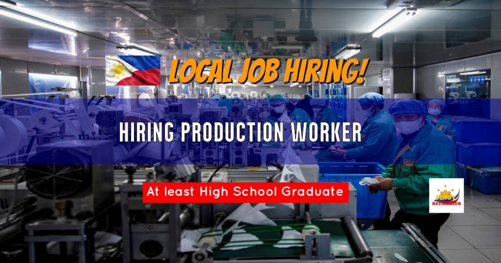Local Job Hiring Production Worker for BLE Best Manpower International