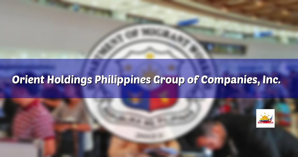 Orient Holdings Philippines Group of Companies, Inc.