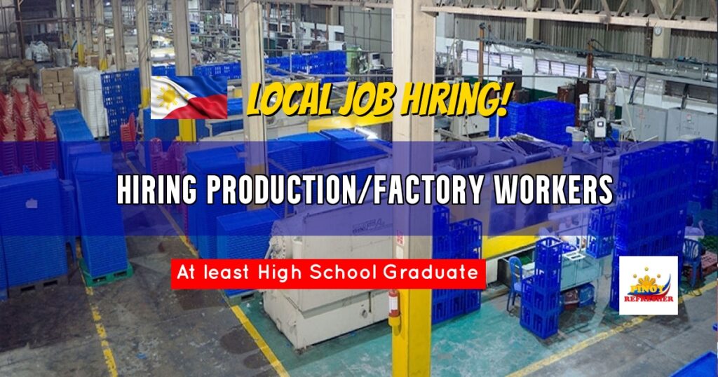 Local Job Hiring Production/Factory Workers for Manly Plastics