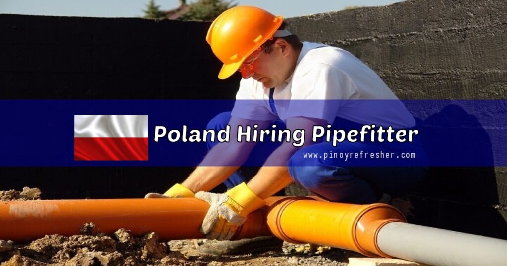 Poland Hiring Pipefitter for Globetek Sp. z o.o