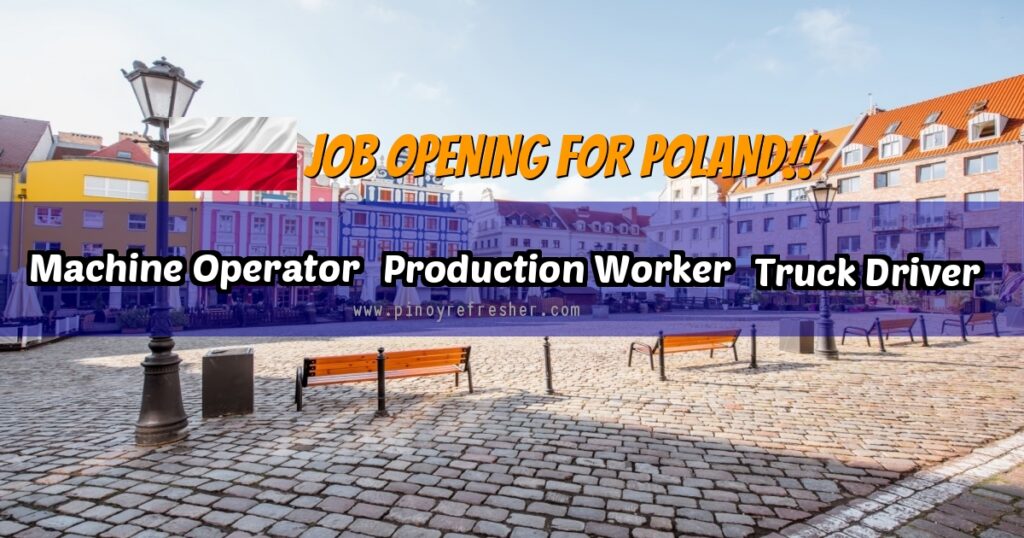 DMW Poland Job Hiring under WSP International Manpower Agency