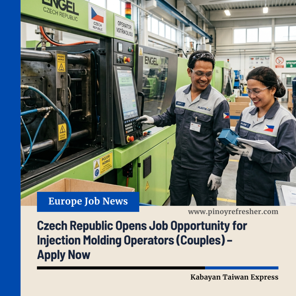 Czech Republic Opens Job Opportunity for Injection Molding Operators ...
