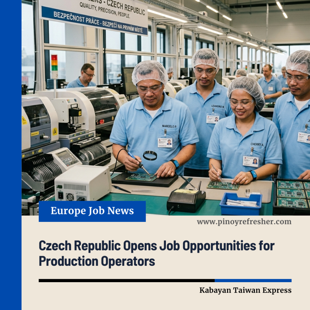 Czech Republic Opens Job Opportunities for Production Operators